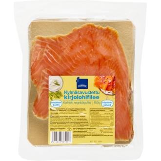 Rainbow 150g kylmäsavustettu kirjolohifilee viipaloitu