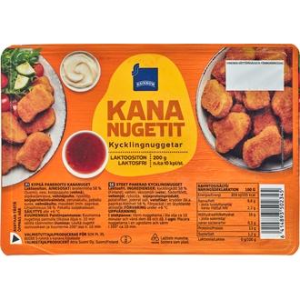 Rainbow Kananugetit 200g kalorit ja ravintosisältö - 205 kcal