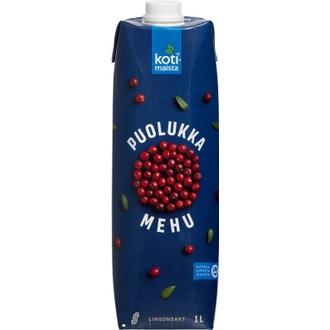 Kotimaista puolukkamehu 1 L