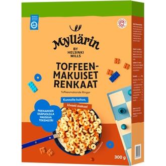 Myllärin Toffeenmakuiset Renkaat 300 g kalorit ja ravintosisältö
