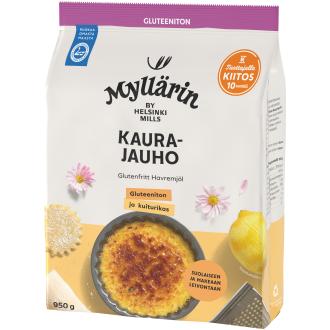Myllärin Gluteeniton Kaurajauho 950g kalorit ja ravintosisältö - 370 kcal