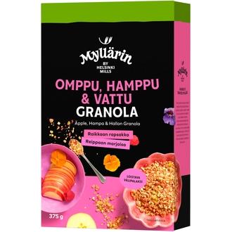 Myllärin Omppu-Hamppu-Vattu Granola 375 g kalorit ja ravintosisältö