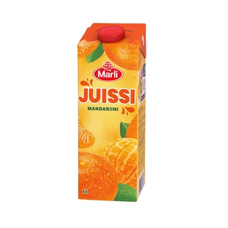Marli Juissi 1l Mandariinimehujuoma kalorit ja ravintosisältö