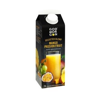 God Morgon Selected Blend Mango-passion täysmehu 1 L kalorit ja ravintosisältö