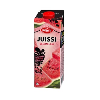 Marli juissi xoxo vesimelonimehujuoma1l kalorit ja ravintosisältö - 29 kcal