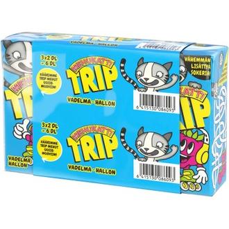 Mehukatti TRIP Vadelmajuoma 2dl 3-pack kalorit ja ravintosisältö