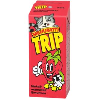 Mehukatti Trip Metsämansikkajuoma 2 dl kalorit ja ravintosisältö - 29 kcal