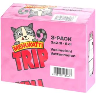 Mehukatti TRIP Vesimelonijuoma 2dl 3-pack kalorit ja ravintosisältö - 30 kcal
