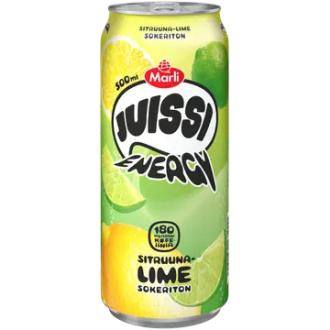 Marli Juissi Energy Sokeriton Sitruuna-lime energiajuoma 0,5 L kalorit ja ravintosisältö - 2 kcal