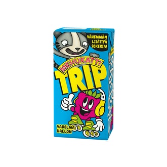 Mehukatti Trip Vadelmamehujuoma 2 dl kalorit ja ravintosisältö