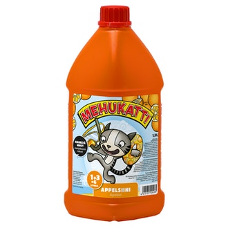 Mehukatti 1,5l  Appelsiinijuomatiiviste 1+3 kalorit ja ravintosisältö