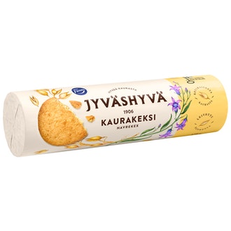 Jyväshyvä Kaurakeksi 175g kalorit ja ravintosisältö