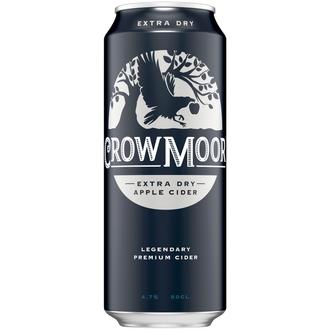 Crowmoor Extra Dry omenasiideri 4,7 til-% 50 cl tölkki kalorit ja ravintosisältö