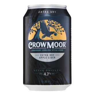 Crowmoor Extra Dry Apple 4,7% 0,33l kalorit ja ravintosisältö