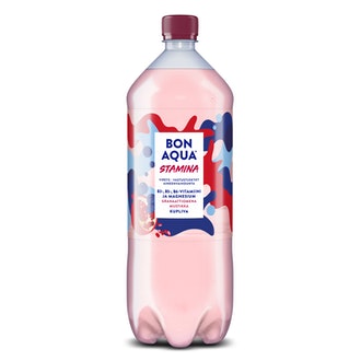Bonaqua Stamina Granaattiomena - Mustikka Kivennäisvesi Muovipullo 1,5 L kalorit ja ravintosisältö