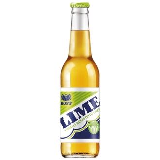 Koff Lime Lager olut 4,4 % lasipullo 0,33 L kalorit ja ravintosisältö