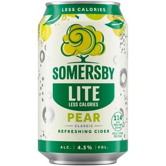 Somersby Pear Lite päärynäsiideri 4,5  til-% tölkki 0,33 L kalorit ja ravintosisältö
