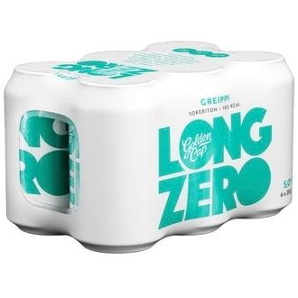 6-pack Golden Cap Long Zero Greippi long drink 5 % tölkki 0,33 L
