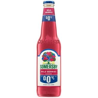 Somersby Wild Berries alkoholiton siideri 0 % lasipullo 0,33 L kalorit ja ravintosisältö