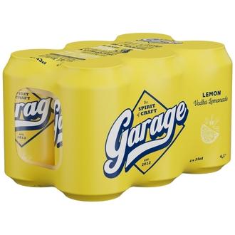 6-pack Garage Vodka Lemonade juomasekoitus 4,1% 0,33 L tlk kalorit ja ravintosisältö