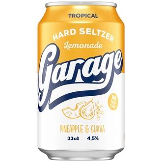 Garage Hard Seltzer Tropical Lemonade maustettu alkoholijuoma 4,5 % tölkki 0,33 L kalorit ja ravintosisältö - 30 kcal