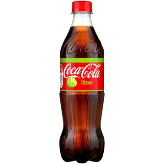 Coca-Cola Original Taste Lime virvoitusjuoma muovipullo 0,5 L kalorit ja ravintosisältö - 43 kcal