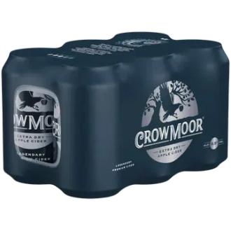 6-pack Crowmoor Extra Dry Apple omenasiideri 5,5 % tölkki 0,33 L kalorit ja ravintosisältö - 48 kcal