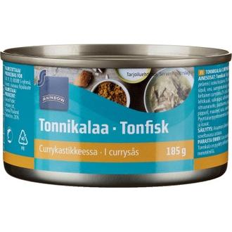 Rainbow 185/80g tonnikalaa currykastikkeessa kalorit ja ravintosisältö - 147 kcal