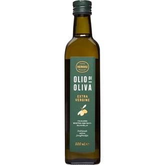 Herkku italialainen ekstra-neitsytoliiviöljy 500ml kalorit ja ravintosisältö - 900 kcal