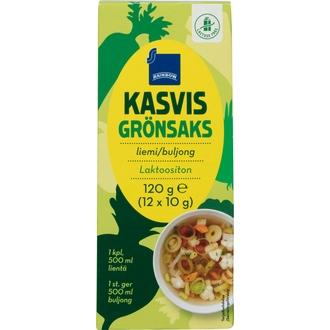 Rainbow Kasvisliemivalmiste 120 g, 12 kuutiota