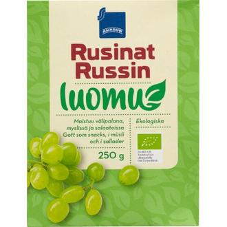Rainbow 250g luomurusinat kalorit ja ravintosisältö - 330 kcal