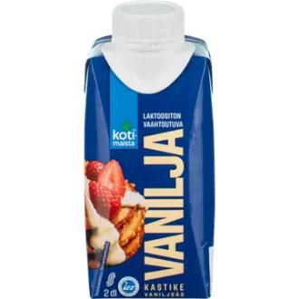 Kotimaista vaahtoutuva vaniljakastike laktoositon 200 ml kalorit ja ravintosisältö - 170 kcal