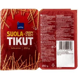Rainbow suolatikut 250 g kalorit ja ravintosisältö - 393 kcal