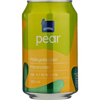 Rainbow Päärynäsiideri 4,7% 0,33 L Tlk kalorit ja ravintosisältö