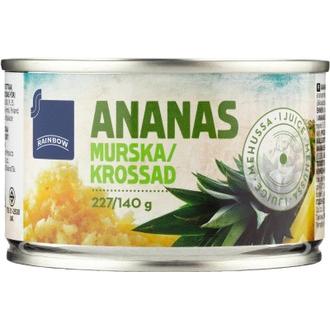 Rainbow ananasmurska mehussa 227/140 g kalorit ja ravintosisältö - 61 kcal