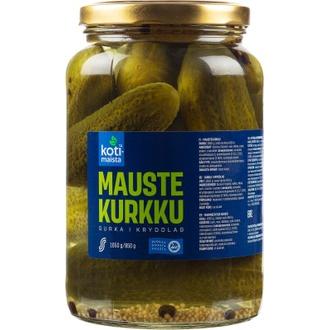 Kotimaista 1650/850 g kokonaisia kurkkuja mausteliemessä kalorit ja ravintosisältö - 14 kcal