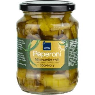 Rainbow peperoni mieto kokonainen 300/140 g kalorit ja ravintosisältö - 38 kcal