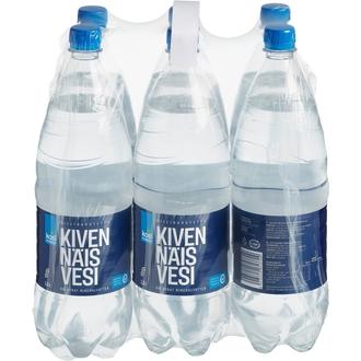 6xKotimaista kevyesti hiilihapotettu kivennäisvesi 1,5 l kmp kalorit ja ravintosisältö - 0 kcal