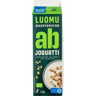 Kotimaista AB-Luomujogurtti 1kg maustamaton kalorit ja ravintosisältö - 57 kcal
