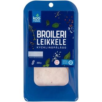 Kotimaista Broilerileikkele 200 g kalorit ja ravintosisältö - 99 kcal