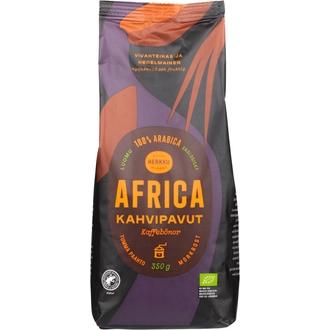 Herkku Africa 350g kahvipavut tumma paahto luomu