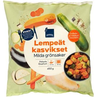 Rainbow 450g lempeät kasvikset pakaste