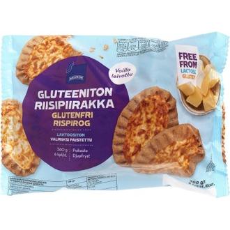 Rainbow gluteeniton riisipiirakka 6 kpl/360 g pakaste