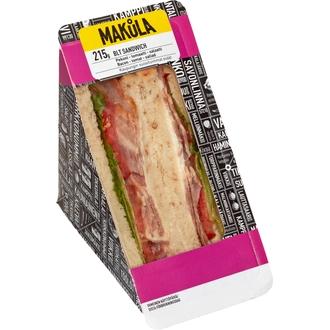 Makula BLT Sandwich 215 g kalorit ja ravintosisältö