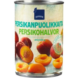Rainbow Persikat puolikkaina mehussa 410/230 g