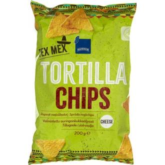 Rainbow 200g tortilla chips juusto kalorit ja ravintosisältö - 471 kcal