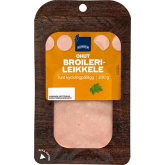 Rainbow 200g ohut broilerileikkele kalorit ja ravintosisältö - 99 kcal