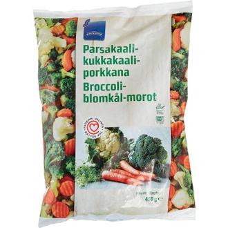 Rainbow parsakaali-kukkakaali-porkkana pakaste 450g