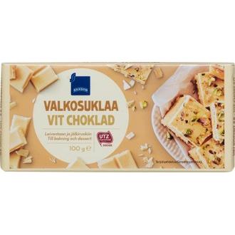 Rainbow 100g valkosuklaa leivontaan kalorit ja ravintosisältö - 556 kcal