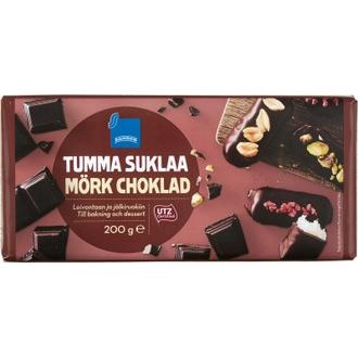 Rainbow 200g tumma leivontasuklaa kalorit ja ravintosisältö - 503 kcal